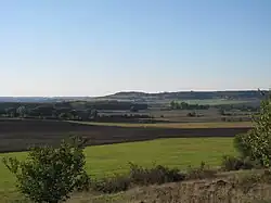 Rovina od Kopče, vzadu vrch Dřínov