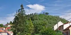 Kopec nad Svitávkou, na kterém leží Hradisko
