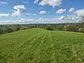 Výhled z kopce Strážný na Jeseníky