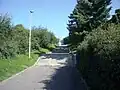 Ulice Korábské schody od jihu