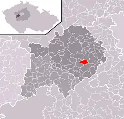 Korno na mapě