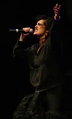 Sian Evans na koncertu ve Vídni (2008)