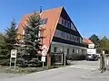 Wellnes centrum Relax Točná v dřívější hlavní budově cihelny