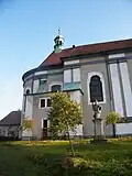 Presbytář od severu