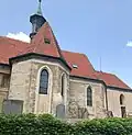 Jižní strana kostela