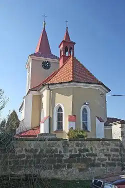Farní kostel Nanebevzetí P. Marie v Bystřici