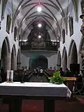 Hlavní loď z presbyteria