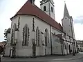 Severovýchodní průčelí
