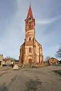 Kostel Nejsvětější Trojice v Suché, 1887