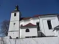 Pohled na kostel od jihu