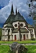 Kostel sv. Bartoloměje z východu