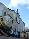 severní strana se sakristií