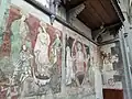 Kostel sv. Jakuba v Prachaticích, malby na jižní stěně presbytáře