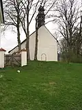 Západní strana původního vstupního portálu