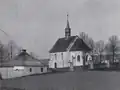 Fotografie kostela převzatá z věstníku muzejního spolku kr. města Rakovníka z roku 1912