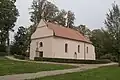Pohled na kostel z jihozápadu