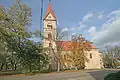 Kostel od jihu