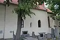 Kostel se hřbitovem (pohled z jihovýchodu)