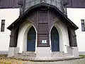 Vchod do kostela sv. Vojtěcha