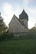 Kostel od východu