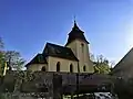 Pohled na kostel ze severu po rekonstrukci