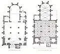Kostel sv. Jakuba v Prachaticích, půdorys kostela (Soupis památek, 38. Politický okres prachatický,1913)