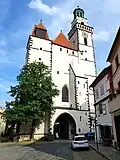 Kostel sv. Jakuba v Prachaticích, západní průčelí