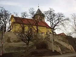 Kostel od jihu