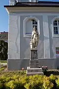 Svatý Florián v roce 2017 po restaurování na novém místě