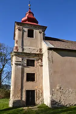 Jižní strana věže