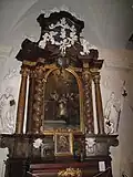 Sochy sv. Víta a Václava na oltáři sv. Jana Nepomuckého