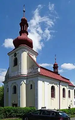 Pohled na kostel