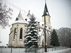 Kostel svatého Václava v zimě