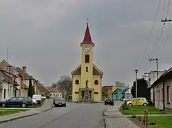 Kostelany nad Moravou-náves