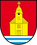 Znak obce Kostelní Lhota