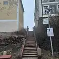 Kostelní branka u Kostelního náměstí (vstup do města od západní strany)