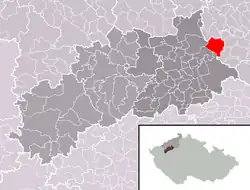 Koštice na mapě