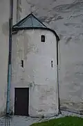 Rotundový vstup do veže