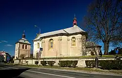 Kostomlaty nad Labem, kostel svatého Bartoloměje