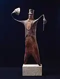 Kouzelník, kombinovaná technika, r. 1963, v. 63 cm