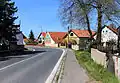 Silnice směrem k Nymburku