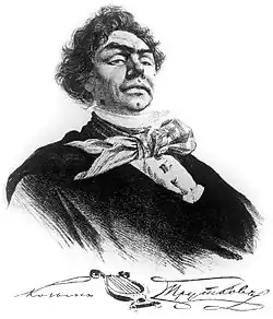 kresba: Lev Feliksovič Lagorio, asi 1853 nebo 1854