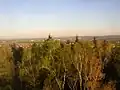 Výhled k jihovýchodu na Unhošť