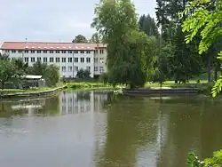 Soutok Kozského potoka s řekou Lužnicí