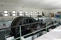 Parní těžní stroj z jámy Marie II.