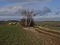 Slánská krajina jižně od vsi