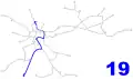 Mapa linky 19