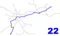 Mapa linky 22