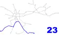 Mapa linky 23