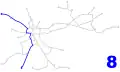 Mapa linky 8